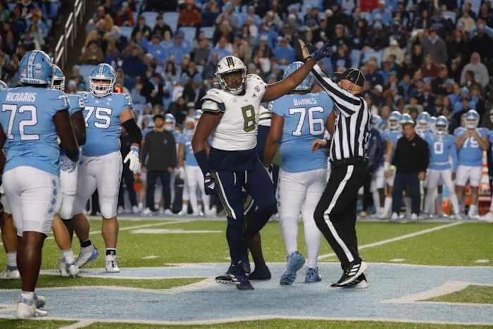 Georgia Tech defensive tackle Makius Scott